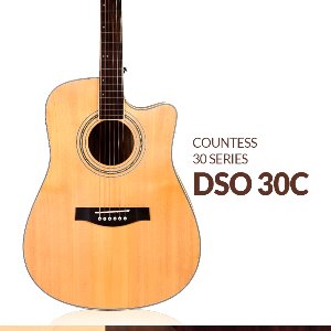 카운티스 DSO 30C 드레드넛 어쿠스틱 기타, 무광 어쿠스틱 기타 이미지